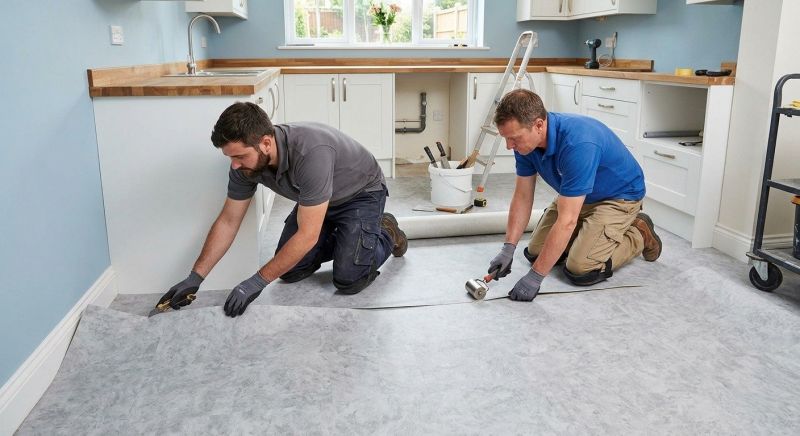 Sheet Linoleum Installation in Manassas, VA