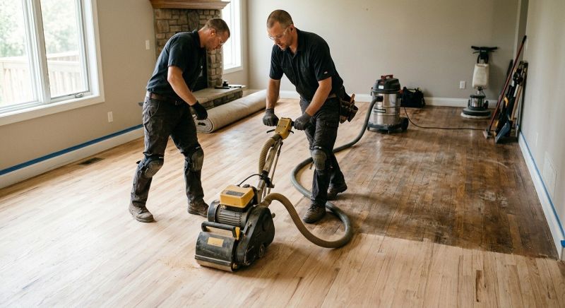 Bamboo Floor Refinishing in Overland Park, KS