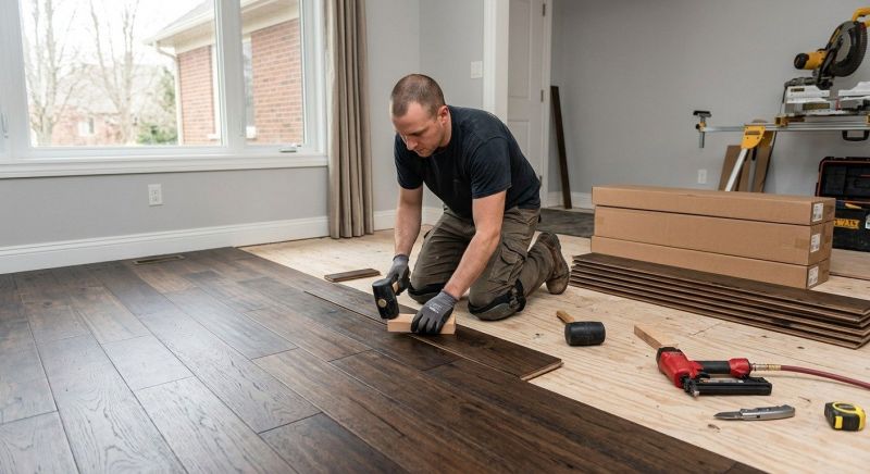 Finished Floor Installation in Manassas, VA