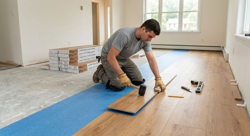 Luxury Vinyl Tile Installation in Longmont, CO