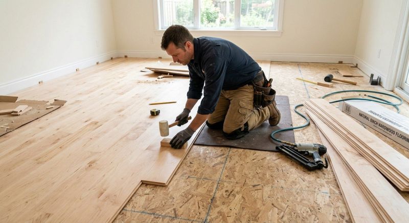 Maple Flooring Installation in San Antonio, TX