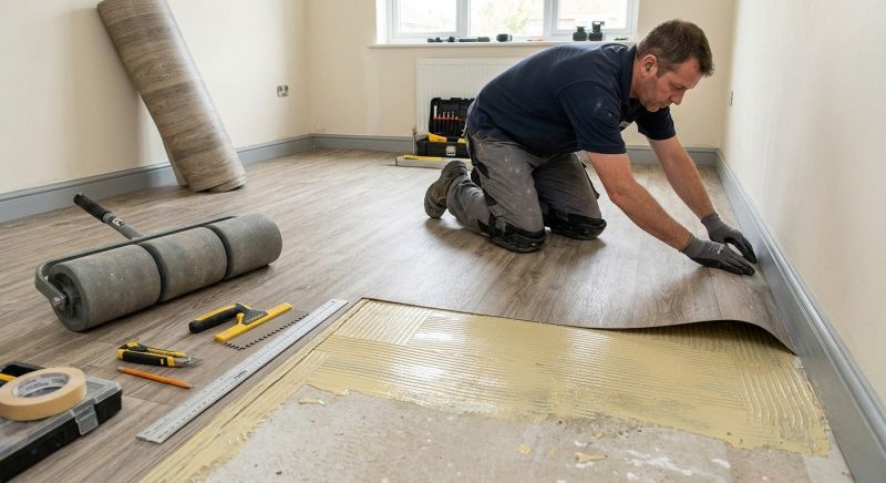 Sheet Vinyl Installation in Austin, TX