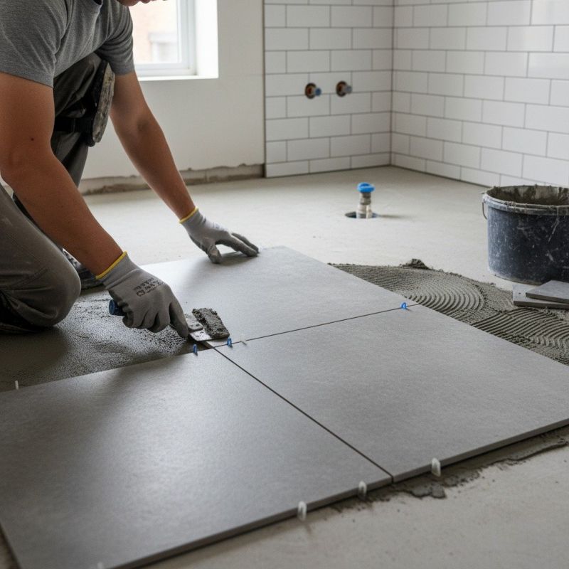 Slate Tile Floor Installation in Longmont, CO