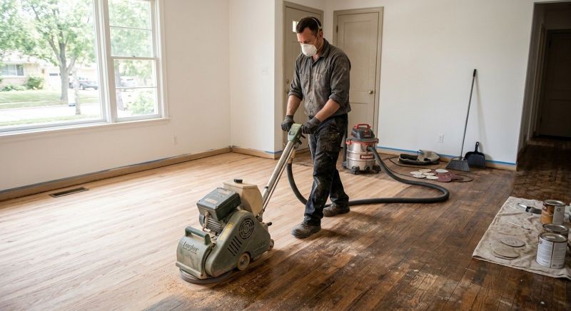 Walnut Floor Refinishing in Olathe, KS